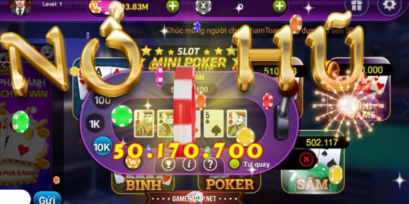 Luật chơi áp dụng trong game Mini Poker 